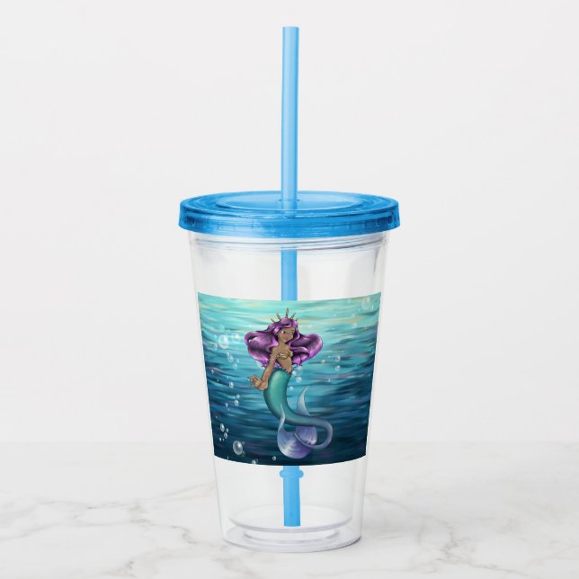 Vaso Acrílico Mermaid Iole (Anverso)