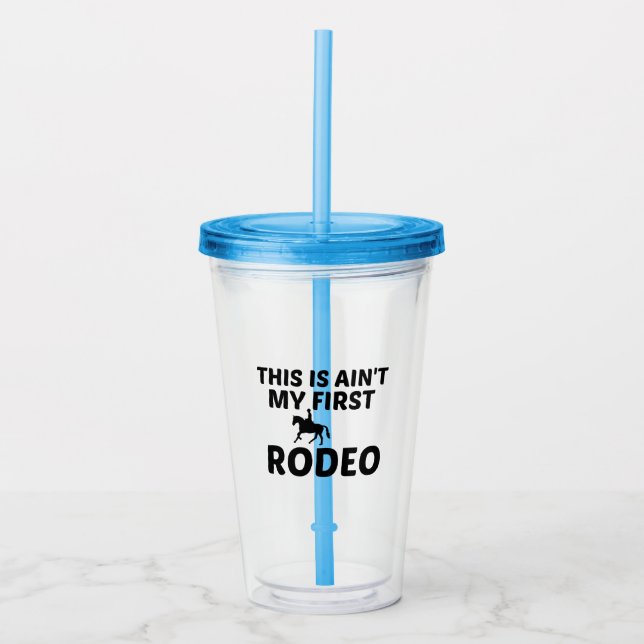 VASO ACRÍLICO MI PRIMER RODEO (Anverso)