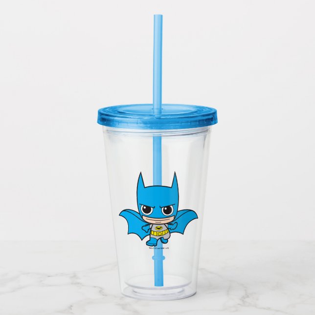 Vaso Acrílico Mini Batman Running (Anverso)