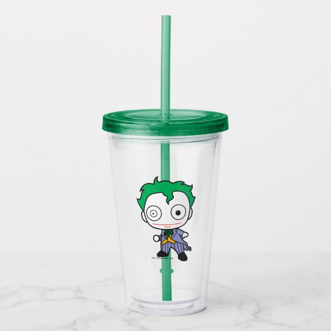 Vaso Acrílico Mini Joker (Anverso)