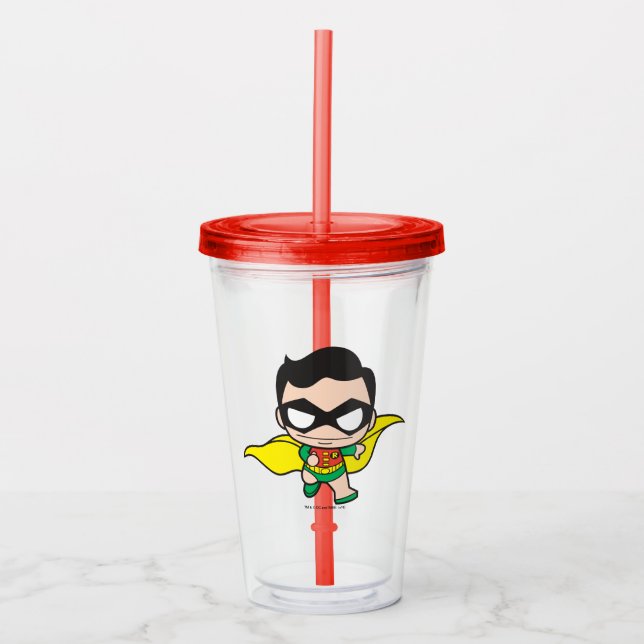 Vaso Acrílico Mini Robin (Anverso)