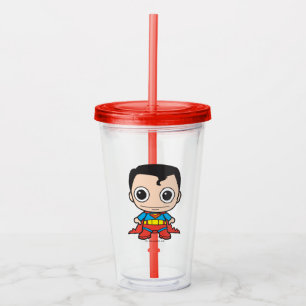Vaso Acrílico Mini Superman