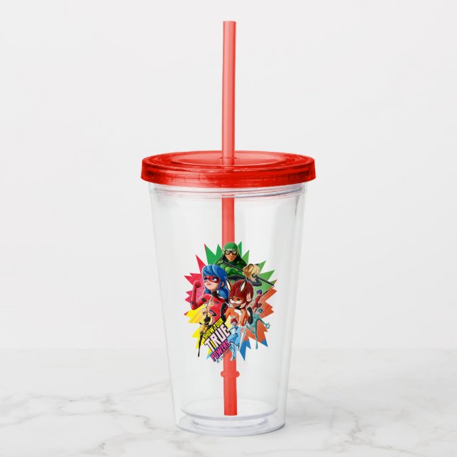 Vaso Acrílico Miracularmente Mostrar Tus Verdaderos Poderes (Anverso)