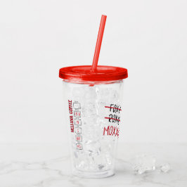 Vaso Acrílico Misto de Mox - Tumbler acrílico