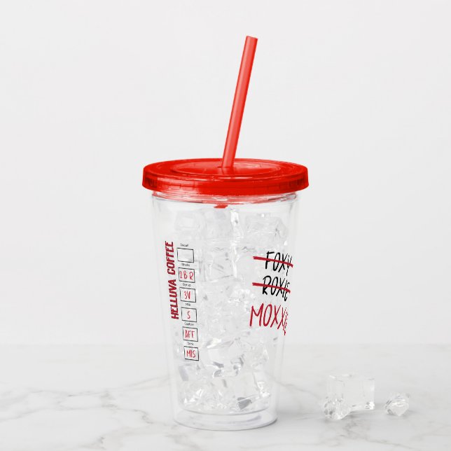 Vaso Acrílico Misto de Mox - Tumbler acrílico (Reverso (hielo))