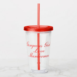 Vaso Acrílico MMM Tumbler acrílico femenino