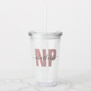 Vaso Acrílico Moda de Graduación de Enfermero Profesional Person