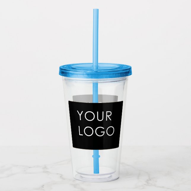 Vaso Acrílico Moderna promoción del logotipo comercial profesion (Anverso)