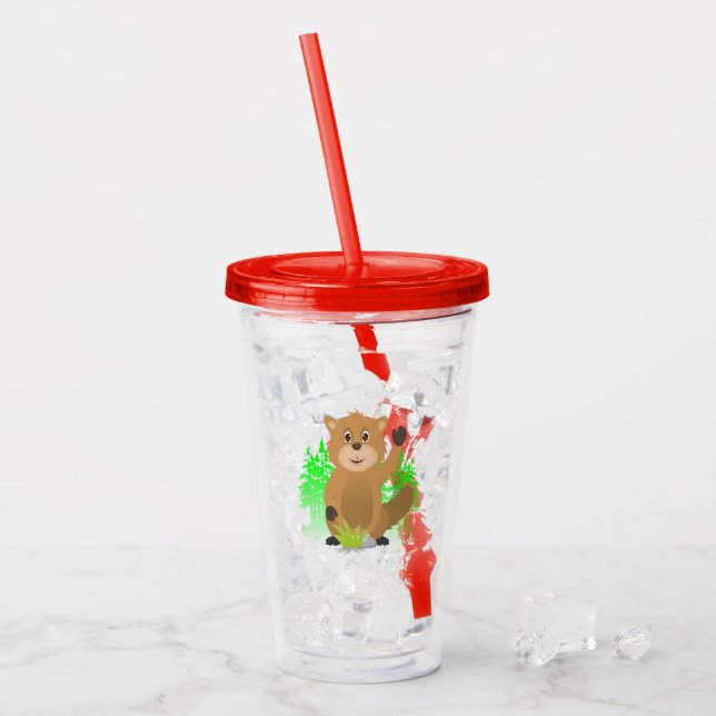 Vaso Acrílico Mole clipart (Anverso (hielo))