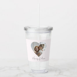 Vaso Acrílico Mom Custom Name & Photo | Acrylic Tumbler