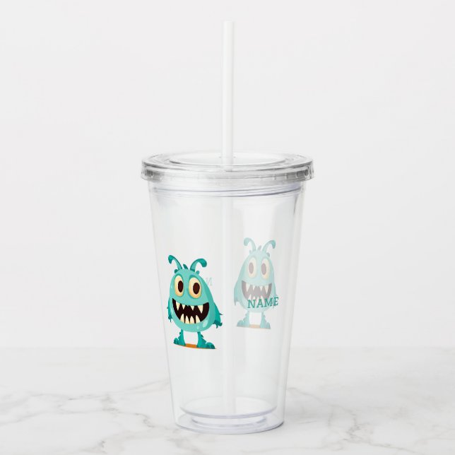 Vaso Acrílico Monstruo/Personalizado/extranjero (Anverso)