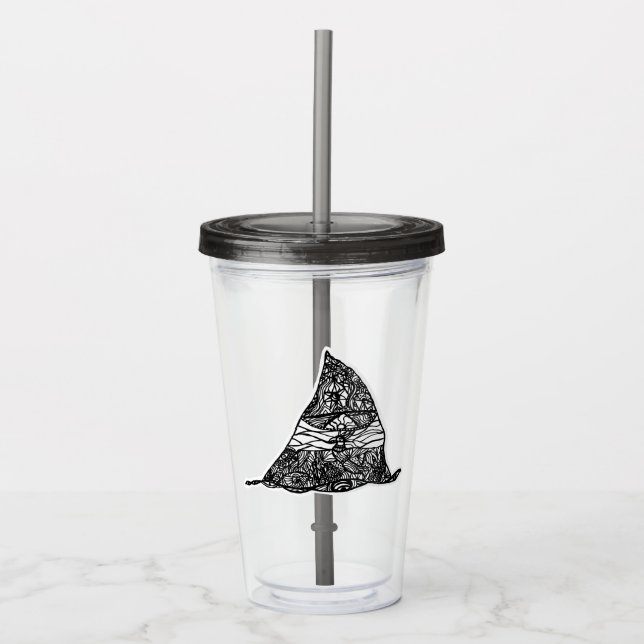 Vaso Acrílico “Montaña” - (Anverso)