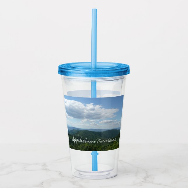 Vaso Acrílico Montañas Apalaches I Shenandoah (Anverso)