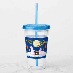 Vaso Acrílico Moonakes Osmanthus Festival de Mediados de Otoño M