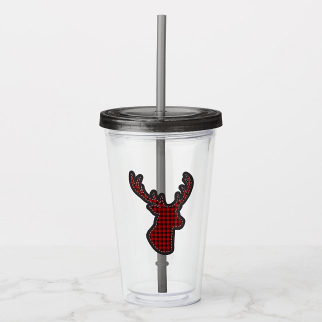 Vaso Acrílico Motif. de libro de álbumes para ciervos (Anverso)
