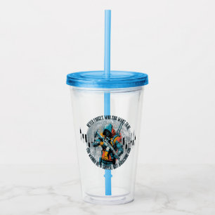Vaso Acrílico Motivación Comercial Francotirador Cyberpunk F