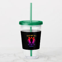 Multicolor negro - marqúeme con etiqueta adentro