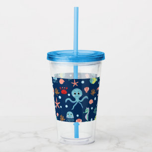 Vaso Acrílico Mundo del Mar