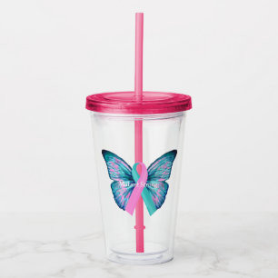 Vaso Acrílico Mutante grande de la mariposa fuerte
