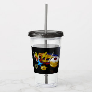 Vaso Acrílico Naturaleza muerta simbólica de Hanukkah de Slipper