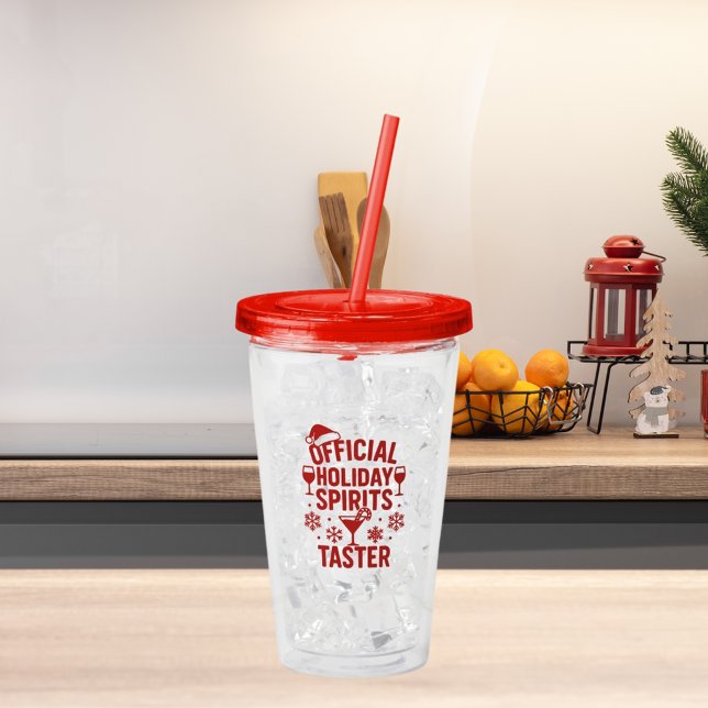Vaso Acrílico Navidades citan a graciosos fiestas alcohólicos (Subido por el creador)