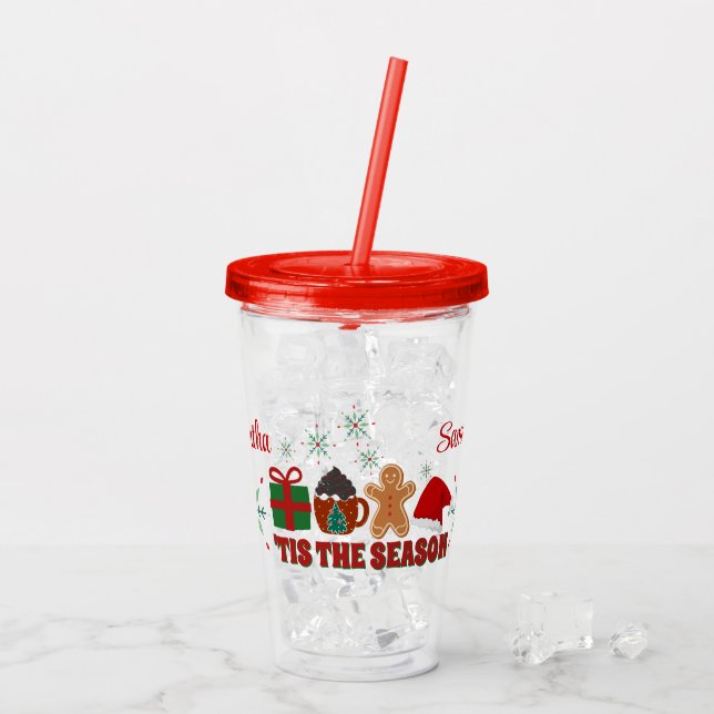 Vaso Acrílico Navidades de personalizable vitorean a Tumbler acr (Reverso (hielo))