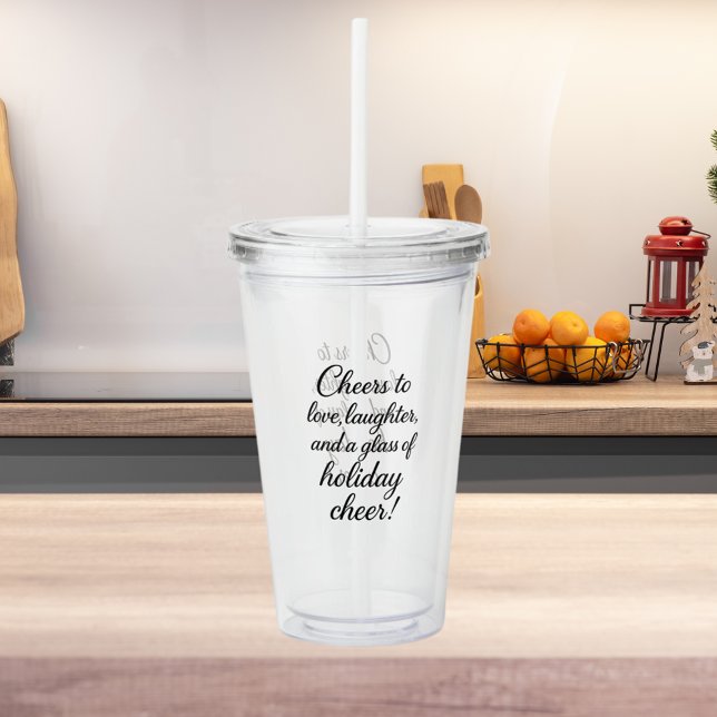 Vaso Acrílico Navidades fiesta amor risas ovaciones (Subido por el creador)