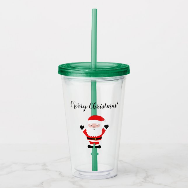 Vaso Acrílico Navidades Personalizados Gafas de tambor acrílico (Anverso)