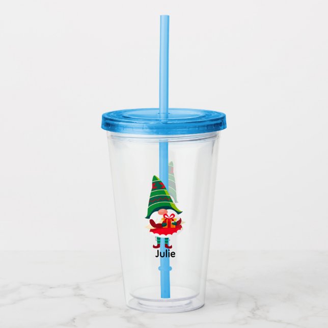 Vaso Acrílico Navidades personalizados se van a llevar una caja  (Anverso)