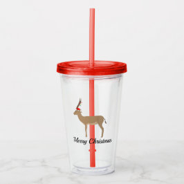 Vaso Acrílico Navidades Springbok