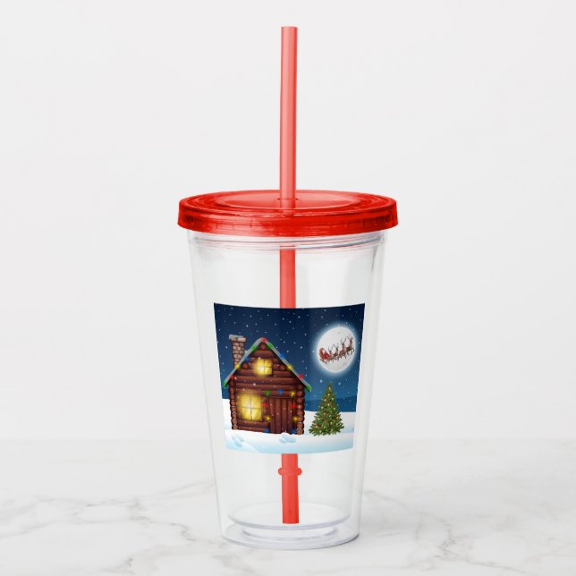 Vaso Acrílico Navidades Tumbler (Anverso)