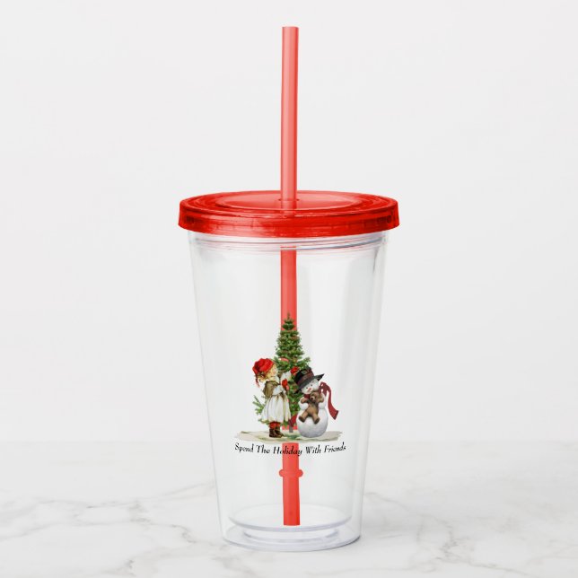 Vaso Acrílico Navidades Tumbler (Anverso)