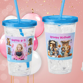 Vaso Acrílico Niños En El Regalo De Cumpleaños De Acrílico De Ha