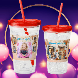 Vaso Acrílico Niños En El Regalo De Cumpleaños De Acrílico De Ha