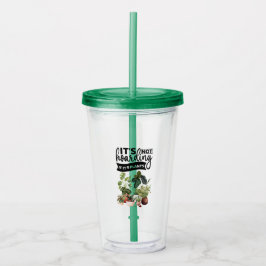 Vaso Acrílico No es acaparar si son plantas