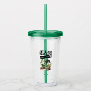 Vaso Acrílico No es acaparar si son plantas