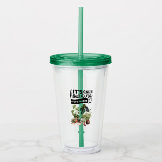 Vaso Acrílico No es acaparar si son plantas