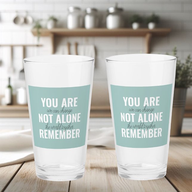 Vaso Acrílico No Estás Sola Recuerda La Pista De Inspiración (Subido por el creador)