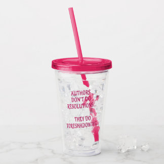 Vaso Acrílico No hay excusas para predecir la Copa de Agua para 