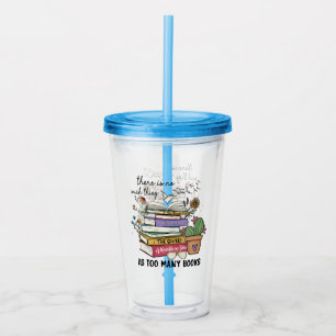 Vaso Acrílico No hay nada como tantos libros