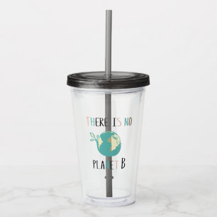 Vaso Acrílico No Hay Planeta B