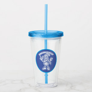 Vaso Acrílico No seas salado, Ilustracion gracioso