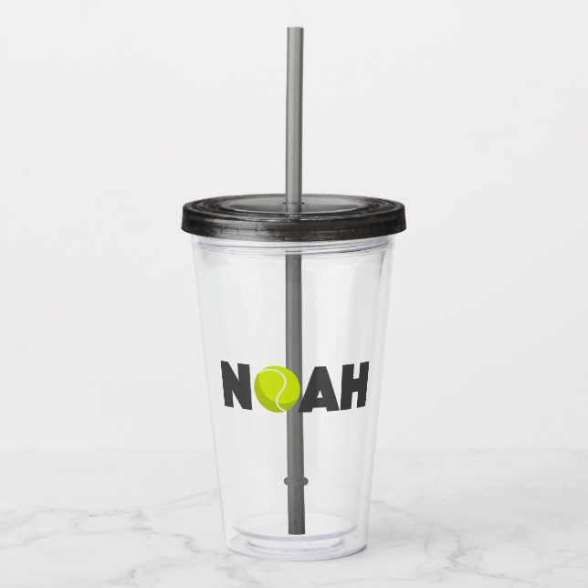 Vaso Acrílico Noah Tennis (Anverso)