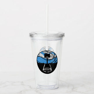 Vaso Acrílico Noche de Baloncesto