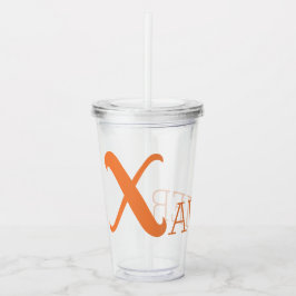 Vaso Acrílico Nombre del personalizar