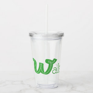 Vaso Acrílico Nombre personalizado