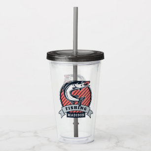 Vaso Acrílico Nombre personalizado Fisher tumblers