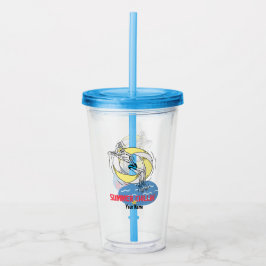 Vaso Acrílico Nombre personalizado Funny Trendy Skeleton Summer 