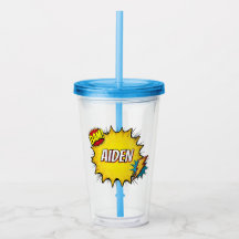 Nombre personalizado niños superhéroe