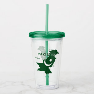 Vaso Acrílico Nombre personalizado Pakistán
